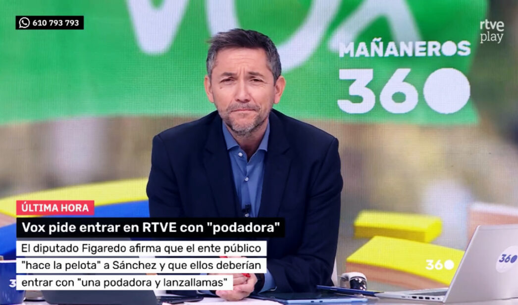 Javier Ruiz en 'Mañaneros 360' este martes