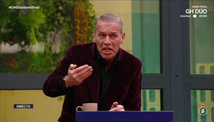 Carlos Lozano en la semifinal de 'GH DÚO 4'