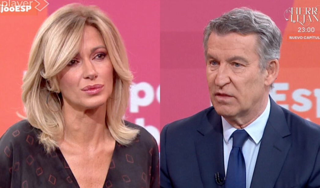 Susanna Griso y Alberto Núñez Feijóo