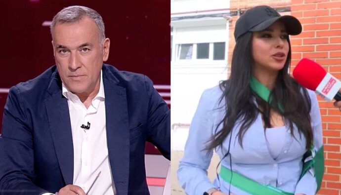 Xabier Fortes y Sarah Santaolalla