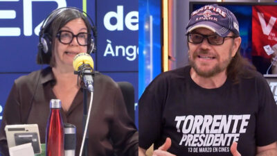 Àngels Barceló y Santiago Segura