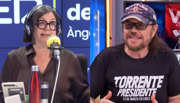 Àngels Barceló y Santiago Segura