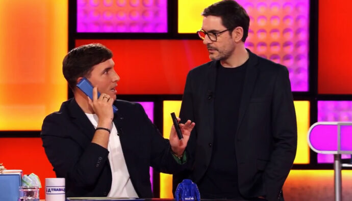 Juanra Bonet acompañado de Xuso Jones en 'Allá Tú'