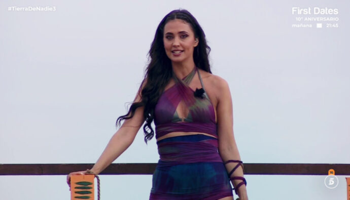 María Lamela en la ceremonia de salvación de 'Supervivientes'