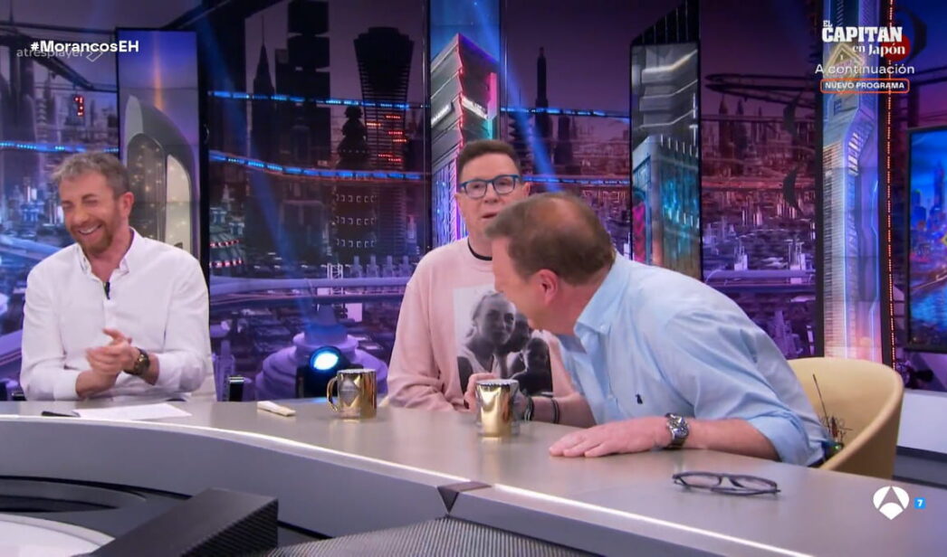 Muchos captan este gesto de Pablo Motos cuando Los Morancos se burlan de Jorge Javier en 'El Hormiguero'