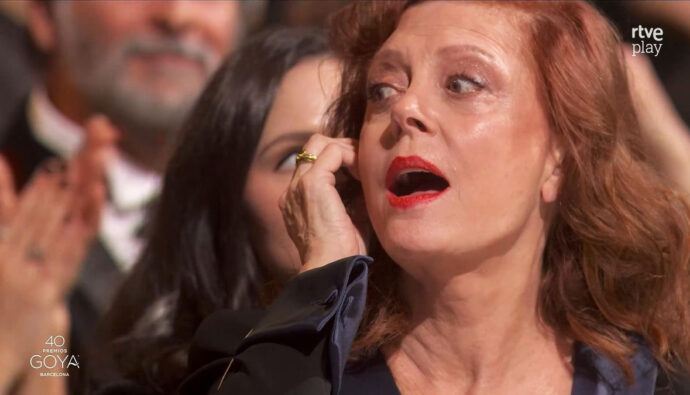 Susan Sarandon en la gala de los Premios Goya 2026