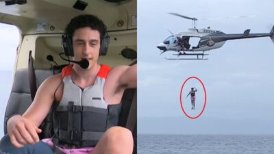 Alberto Ávila y su salto del helicóptero en 'Supervivientes 2026'.