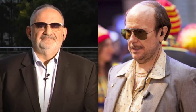 Antón Losada y 'Torrente Presidente'.