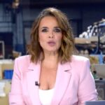 Carme Chaparro en 'Informativos Telecinco'.