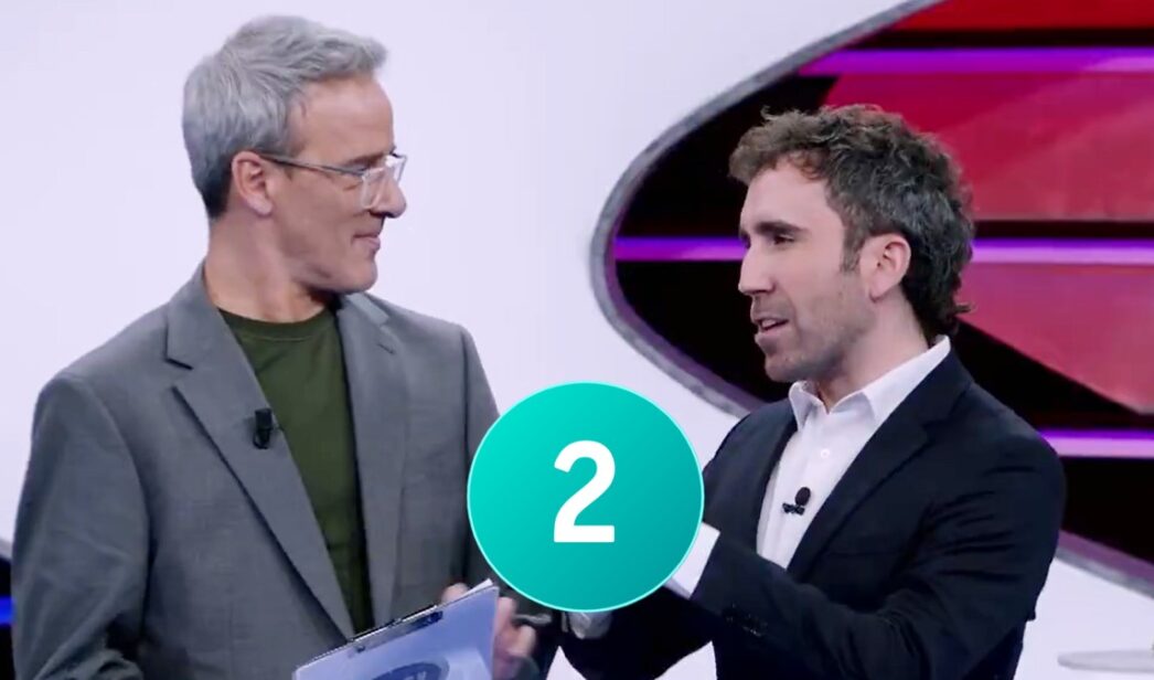 David Calle y Aitor Albizua en 'Cifras y letras'.