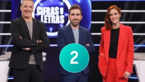 David Calle, Aitor Albizua y Elena Herraiz en 'Cifras y letras'
