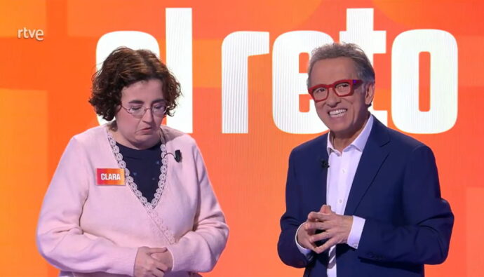 Clara Barrasa y Jordi Hurtado en 'Saber y ganar'.