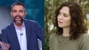 Dani Mateo e Isabel Díaz Ayuso.