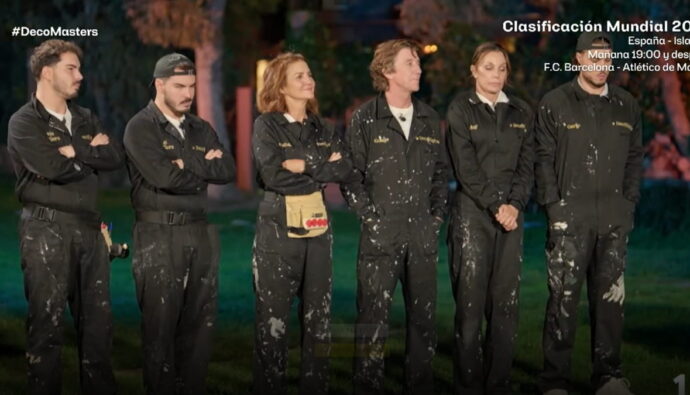 Concursantes de 'DecoMasters' en la expulsión.