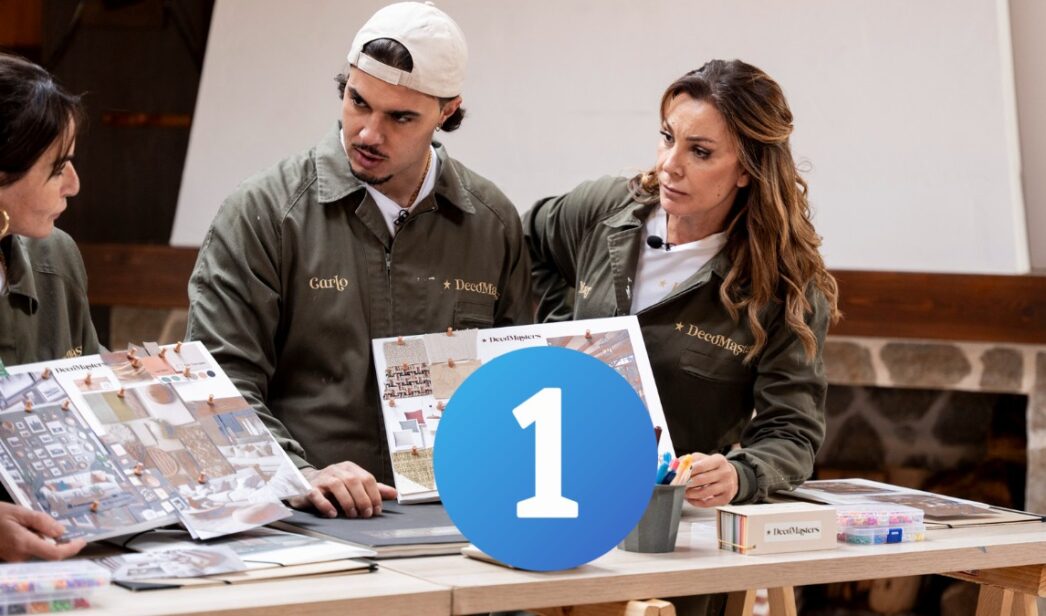 Carlo Costanzia y Mar Flores en 'DecoMasters'.