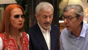 Carlos Sobera interrumpe una cita en 'First Dates'.