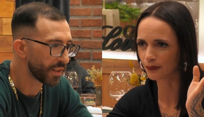 Álvaro y Laika en 'First Dates'.