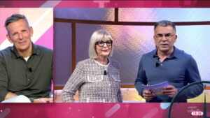 Joaquín Prat y Jorge Javier Vázquez en 'El tiempo justo'.