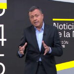 Manu Sánchez en 'Antena 3 Noticias'.