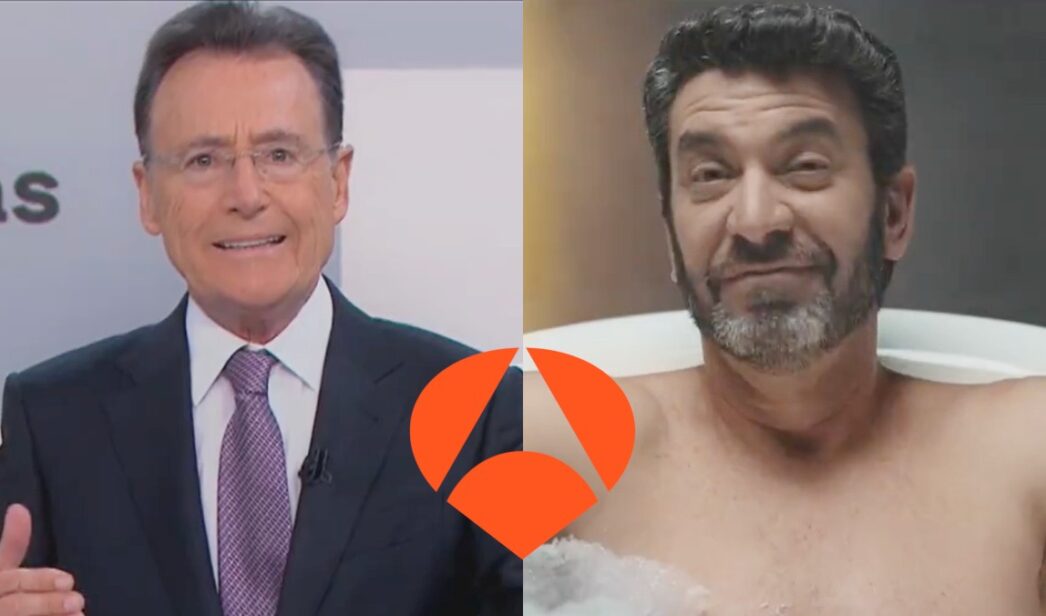 Matías Prats y Arturo Valls en una promo de Antena 3