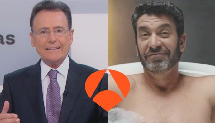 Matías Prats y Arturo Valls en una promo de Antena 3