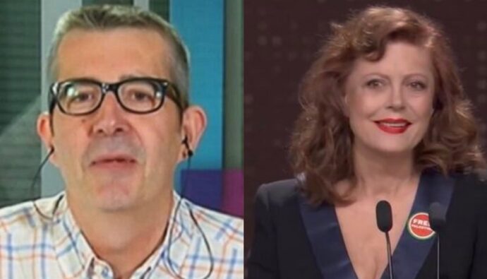 Máximo Pradera y Susan Sarandon.