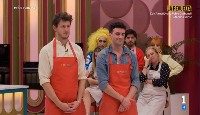 Nicolás Croonado y Alejandro Vergara en 'Top Chef'.