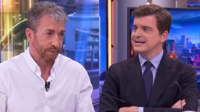 Pablo Motos y Marc Giró en 'El Hormiguero'.