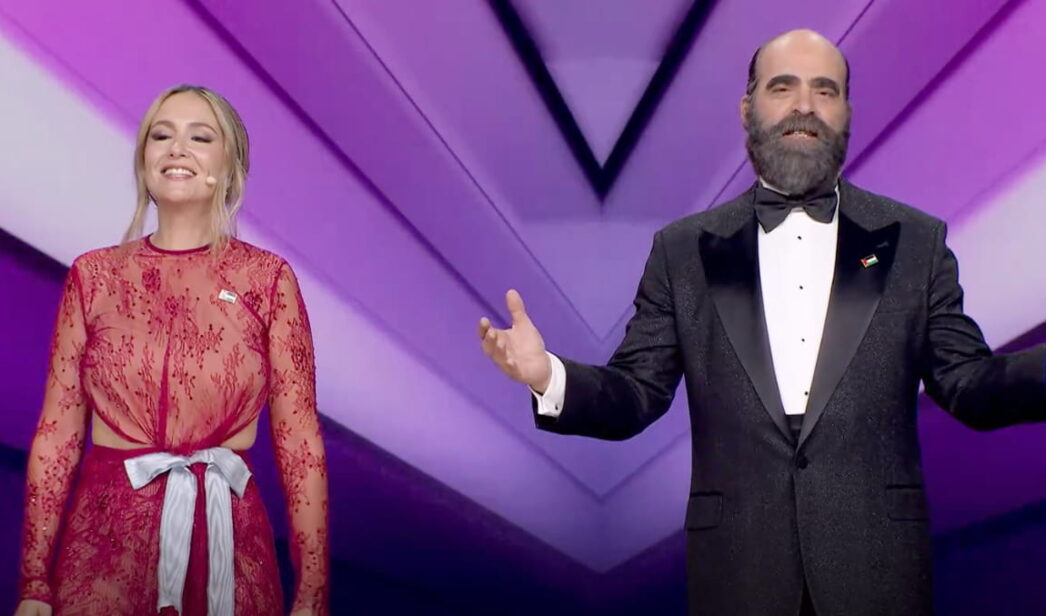 Rigoberta Bandini y Luis Tosar en los Goya 2026.