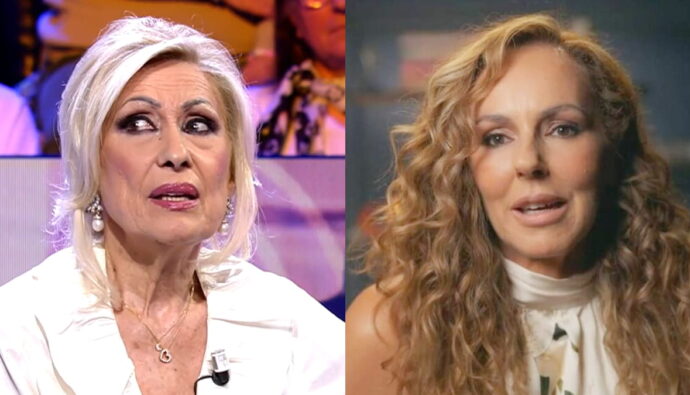 Rosa Benito y Rocío Carrasco.