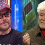 Santiago Segura y Pedro Almodóvar.