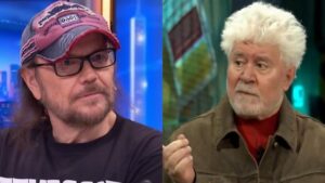 Santiago Segura y Pedro Almodóvar.