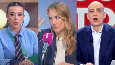 Sarah Santaolalla, Alba Carrillo y Nacho Abad