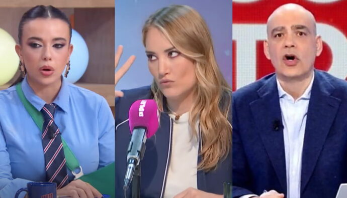 Sarah Santaolalla, Alba Carrillo y Nacho Abad