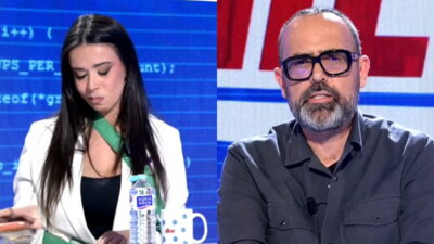 Sarah Santaolalla y Risto Mejide en 'Todo es mentira'.
