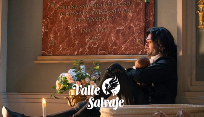 Rafael y su hija en 'Valle Salvaje'.