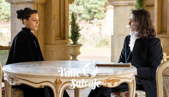 Bárbara y Alejo en 'Valle Salvaje'.