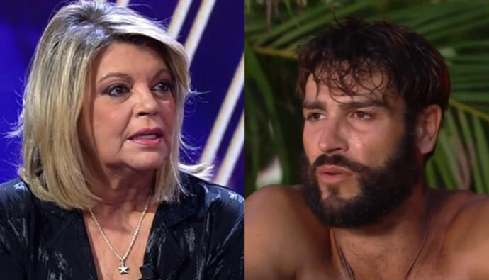 Terelu Campos y Gerard Arias