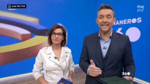 Adela González y Javier Ruiz en 'Mañaneros 360'