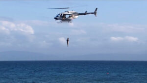 El salto de Nagore Robles desde el helicóptero en 'Supervivientes 2026'