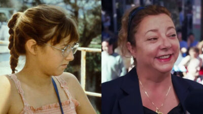 La actriz Cristina Torres, Desi en 'Verano Azul', y una imagen actual