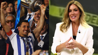 Oyarzabal levantando la Copa del Rey y Veronica Dulanto en 'Visto lo visto'