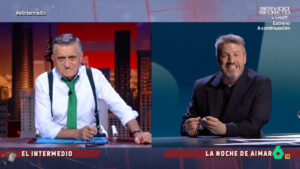 El Gran Wyoming y Aimar Bretos en 'El Intermedio'