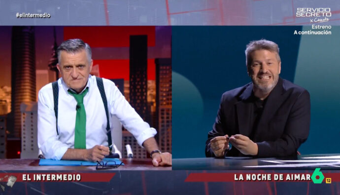 El Gran Wyoming y Aimar Bretos en 'El Intermedio'