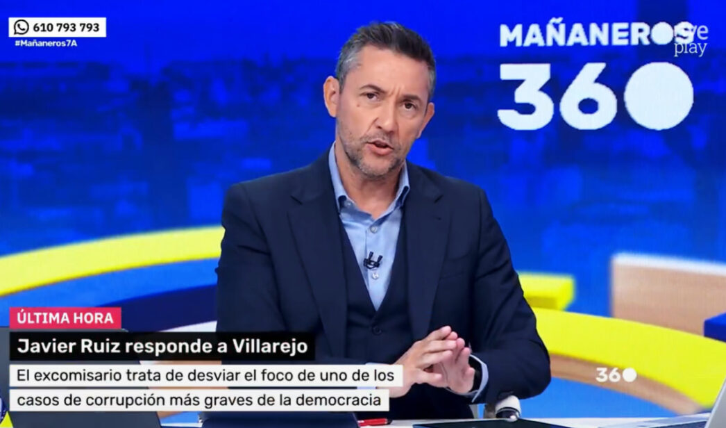 Javier Ruiz responde al excomisario Villarejo