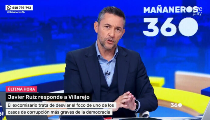 Javier Ruiz responde al excomisario Villarejo