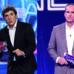 Sole Giménez, ganadora de la gala 3 de 'Tu cara me suena' y Santi Acosta, presentador de 'De Viernes'