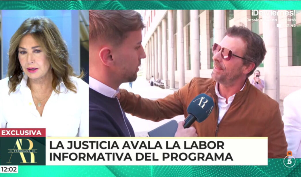 'El programa de Ana Rosa' denuncia una reacción "virulenta" de Rodolfo Sancho