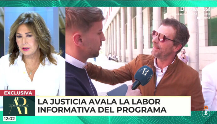 'El programa de Ana Rosa' denuncia una reacción "virulenta" de Rodolfo Sancho