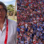 Juan Carlos Rivero, comentarista deportivo de TVE en la final de la Copa del Rey